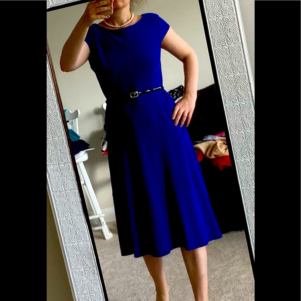 Blue dress size 10, new without tag
